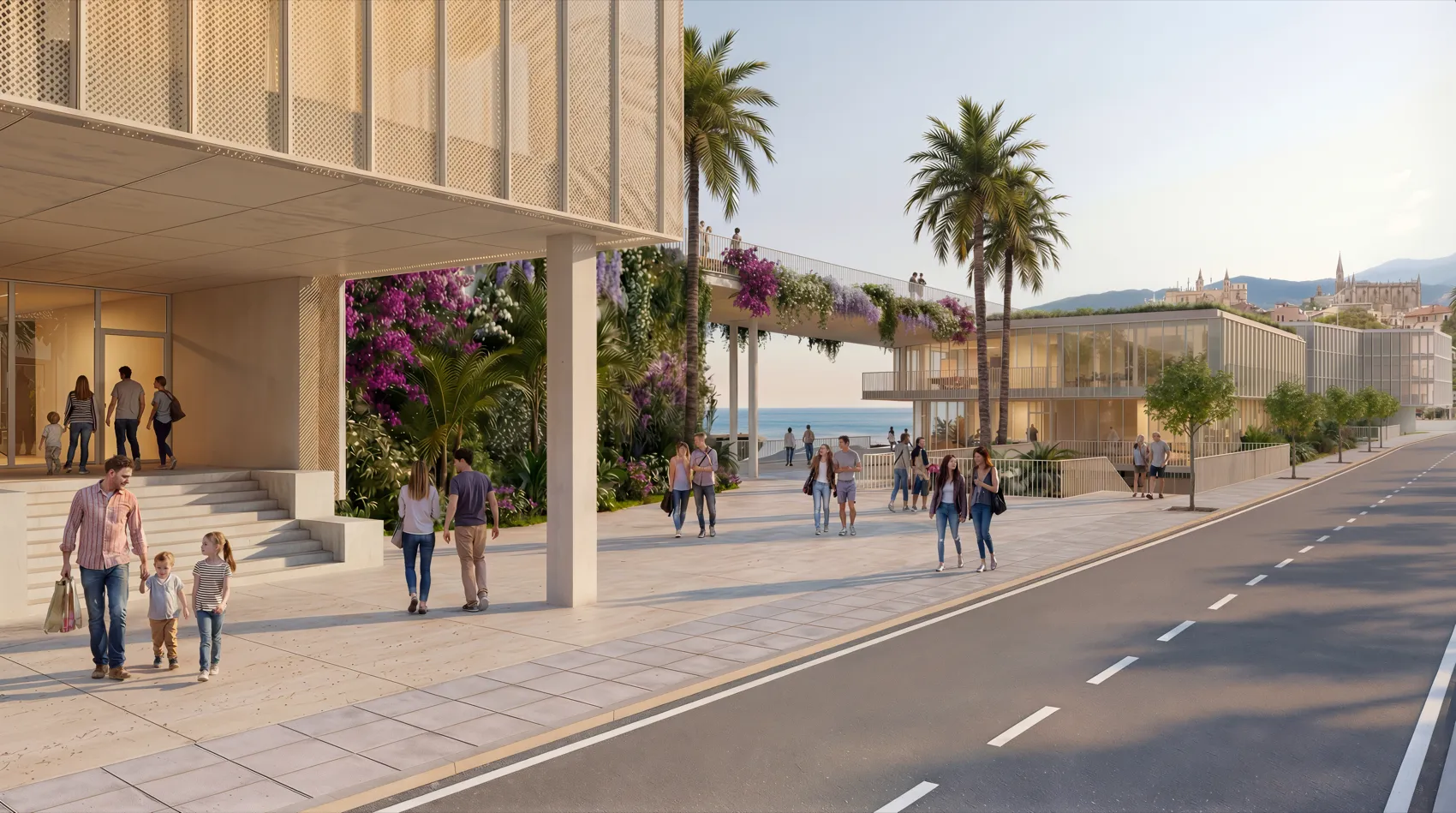 GESA - courtyard and terraces